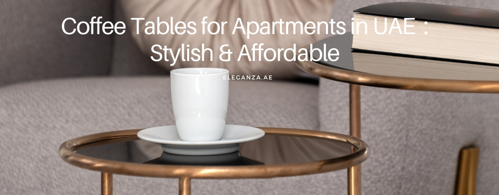 Coffee Tables for Apartments in UAE  :  Stylish & Affordable