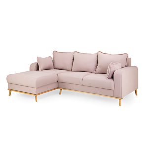 Blush L-Shape Sofa