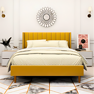 Yellow Zephyr Bed